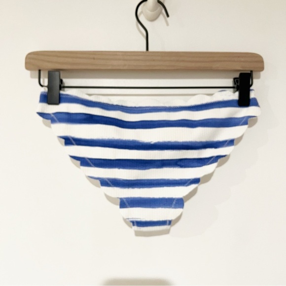 Marysia Swim Blue and White Scalloped Bikini - Picture 5 of 7